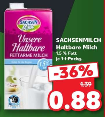 SACHSENMILCH Haltbare Milch