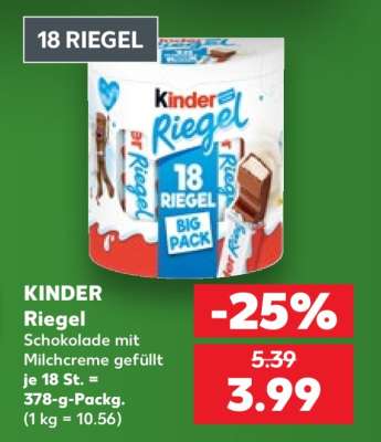 KINDER Riegel