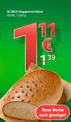 GLOBUS Roggenmischbrot