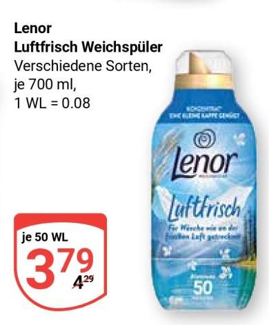 Lenor Luftfrisch Weichspüler