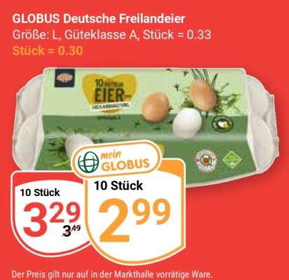 GLOBUS Deutsche Freilandeier