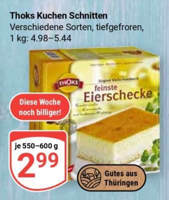 Thoks Kuchen Schnitten
