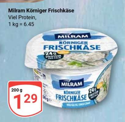 Milram Körniger Frischkäse