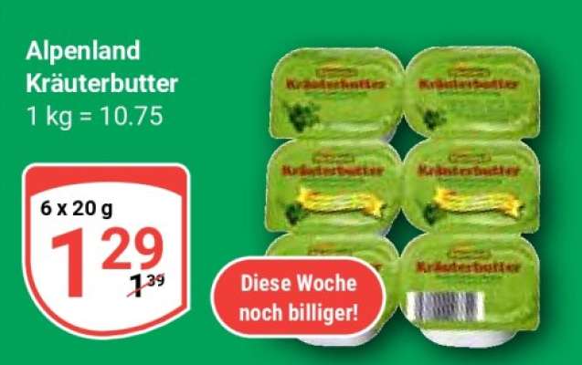 Alpenland Kräuterbutter