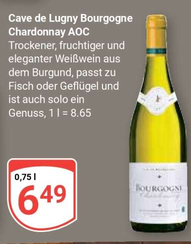 Cave de Lugny Bourgogne Chardonnay AOC