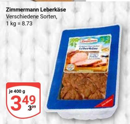 Zimmermann Leberkäse