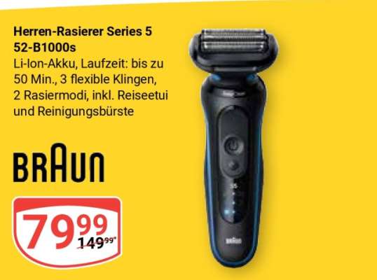 Herren-Rasierer Series 5 52-B1000s