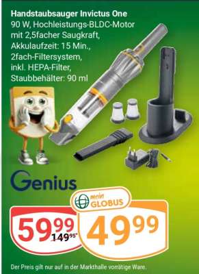 Handstaubsauger Invictus One