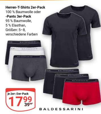 Herren-T-Shirts 2er-Pack