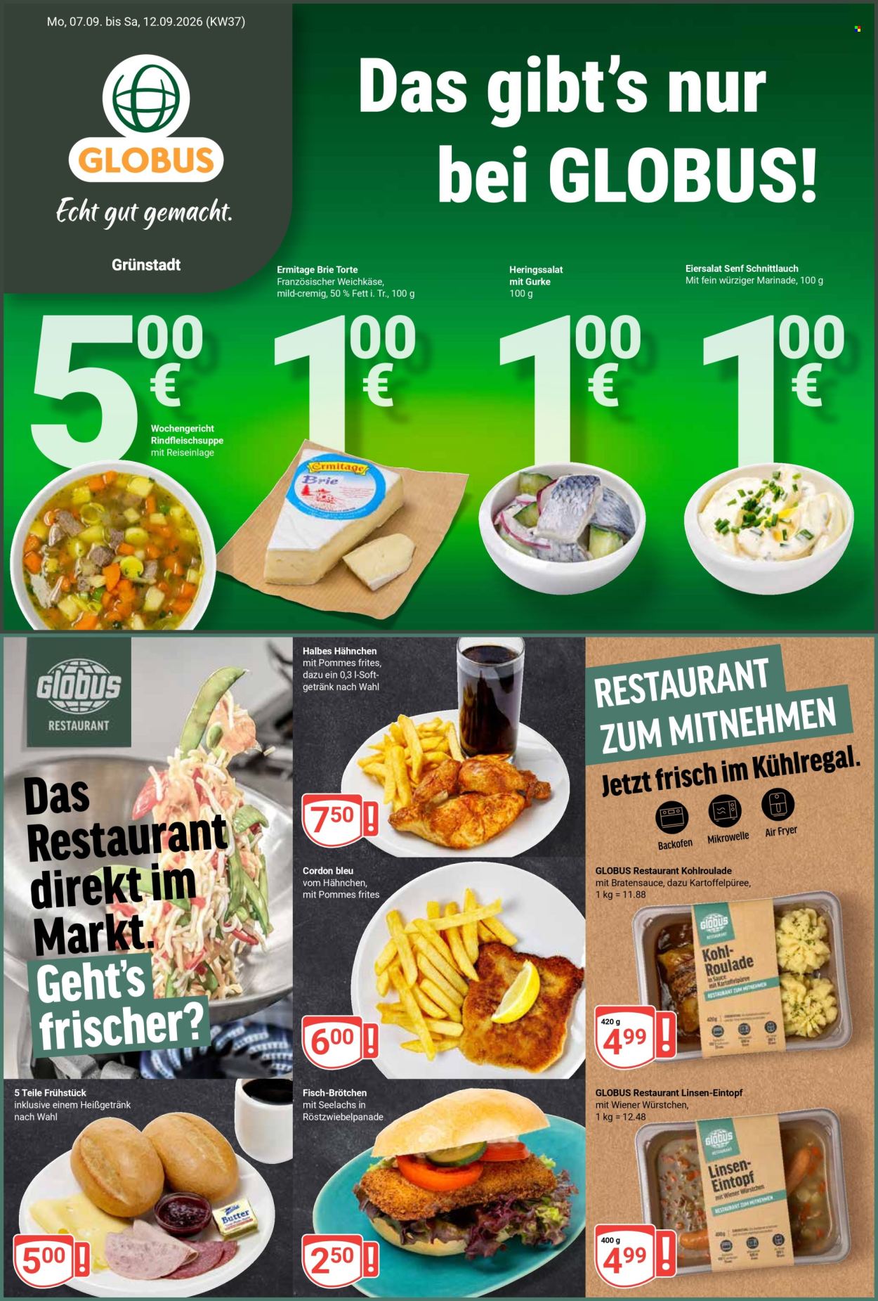 Globus Prospekte  - 7.09.2026 - 12.09.2026. Seite 1