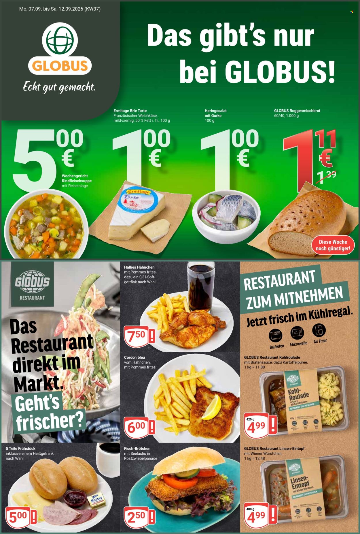 Globus Prospekte  - 7.09.2026 - 12.09.2026. Seite 1