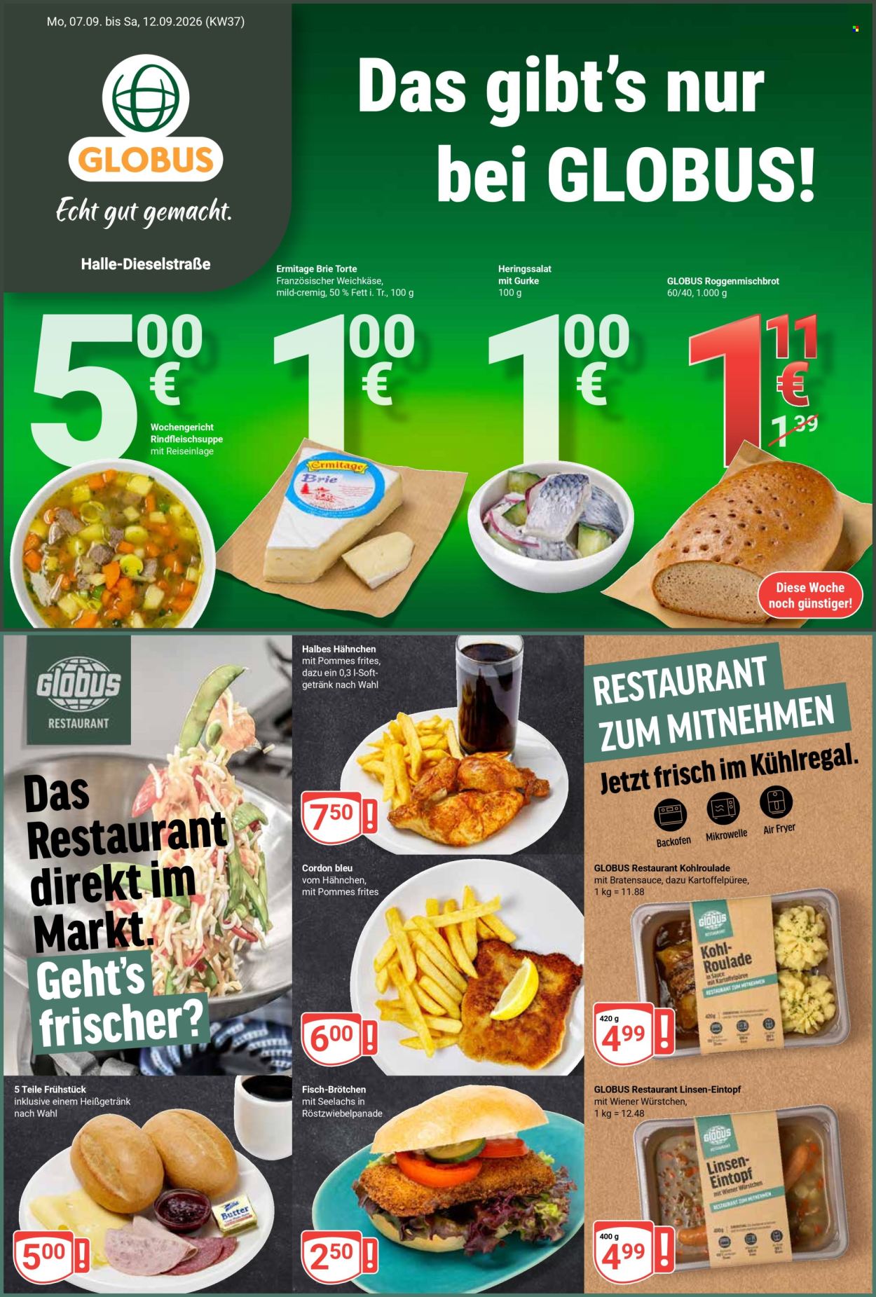 Globus Prospekte  - 7.09.2026 - 12.09.2026. Seite 1