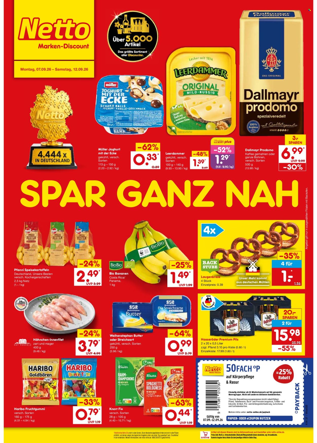 Netto Marken-Discount Prospekte  - 7.09.2026 - 12.09.2026. Seite 1