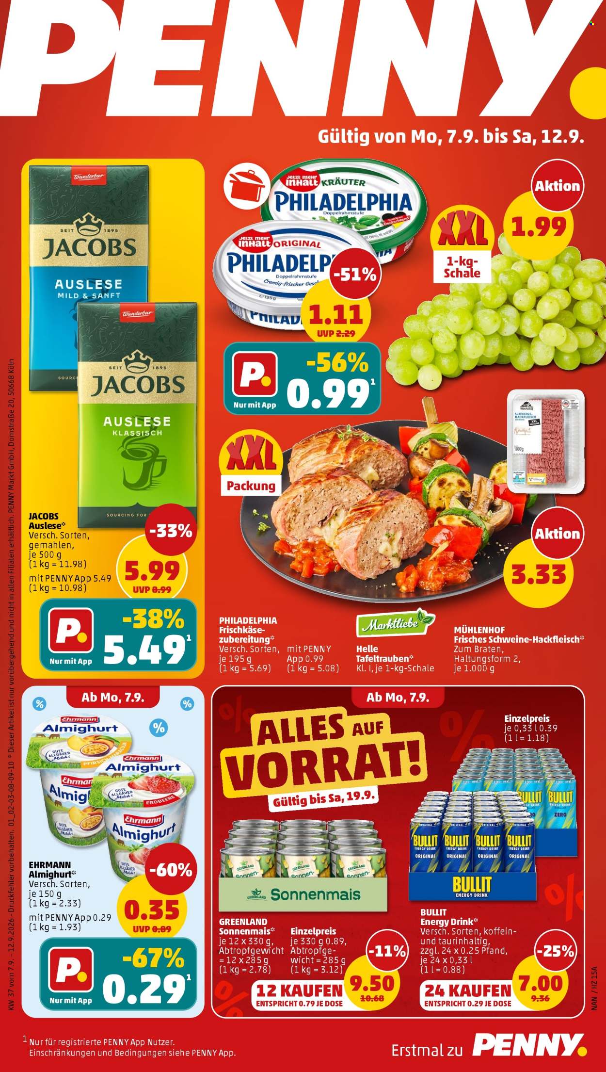 Penny Prospekte  - 7.09.2026 - 12.09.2026. Seite 1
