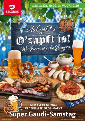 Prospekte Selgros - 10.09.2026 - 7.10.2026.