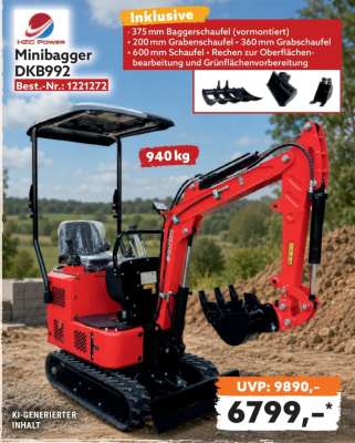 Minibagger DKB992