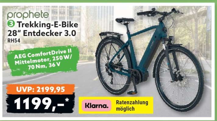 Trekking-E-Bike 28” Entdecker 3.0