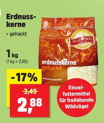 Erdnusskerne gehackt
