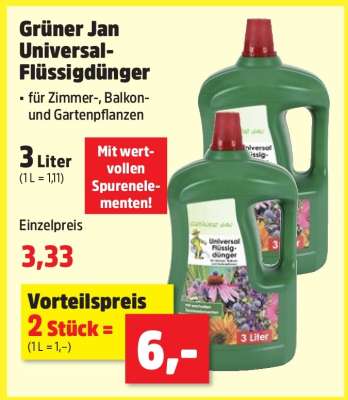 Grüner Jan Universal-Flüssigdünger
