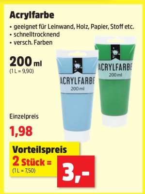 Acrylfarbe
