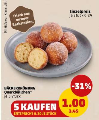BÄCKERKRÖNUNG Quarkbällchen