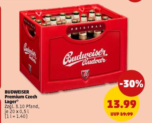 Budweiser Premium Czech Lager