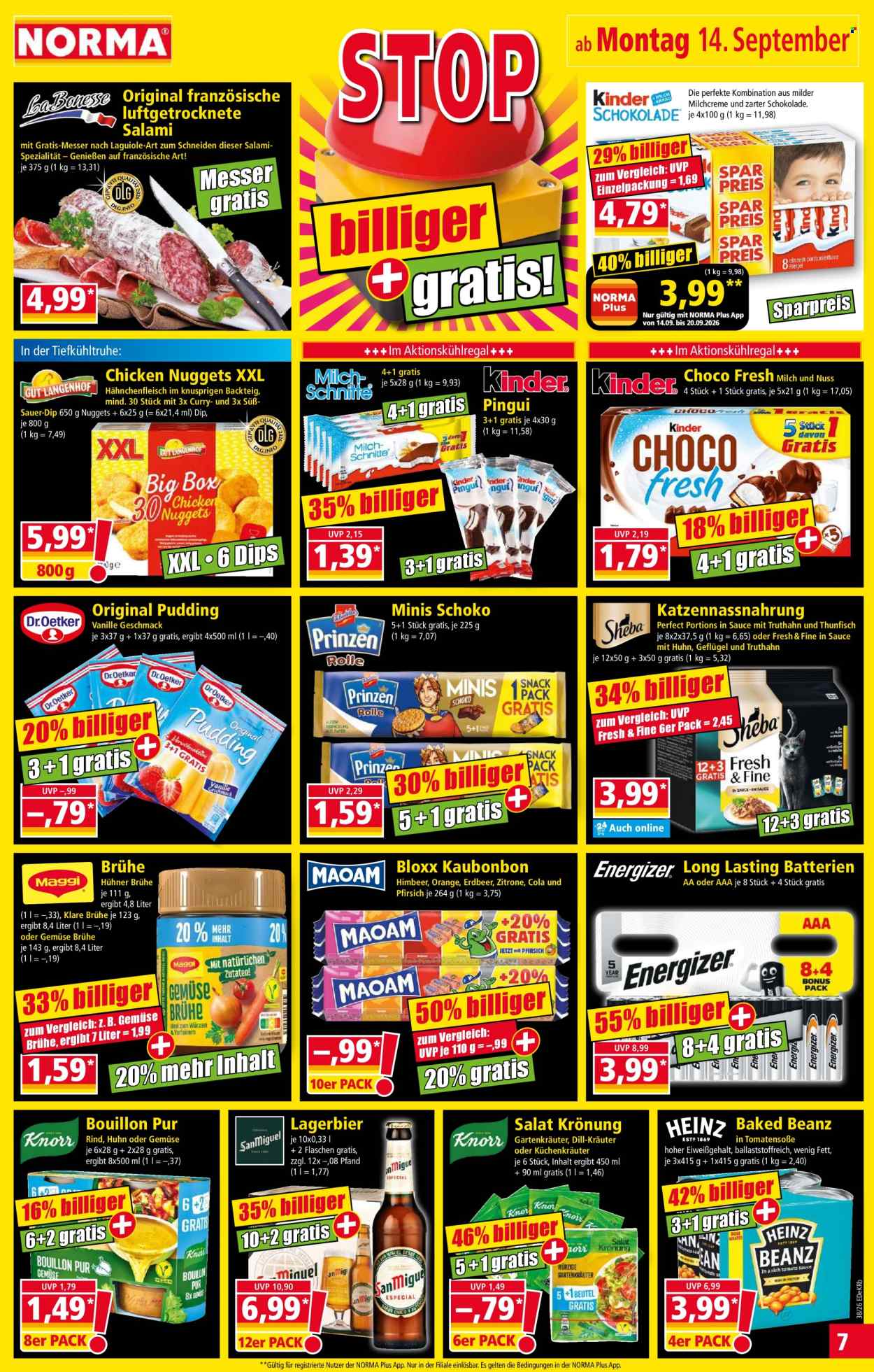 Norma Prospekte  - 14.09.2026 - 20.09.2026. Seite 7