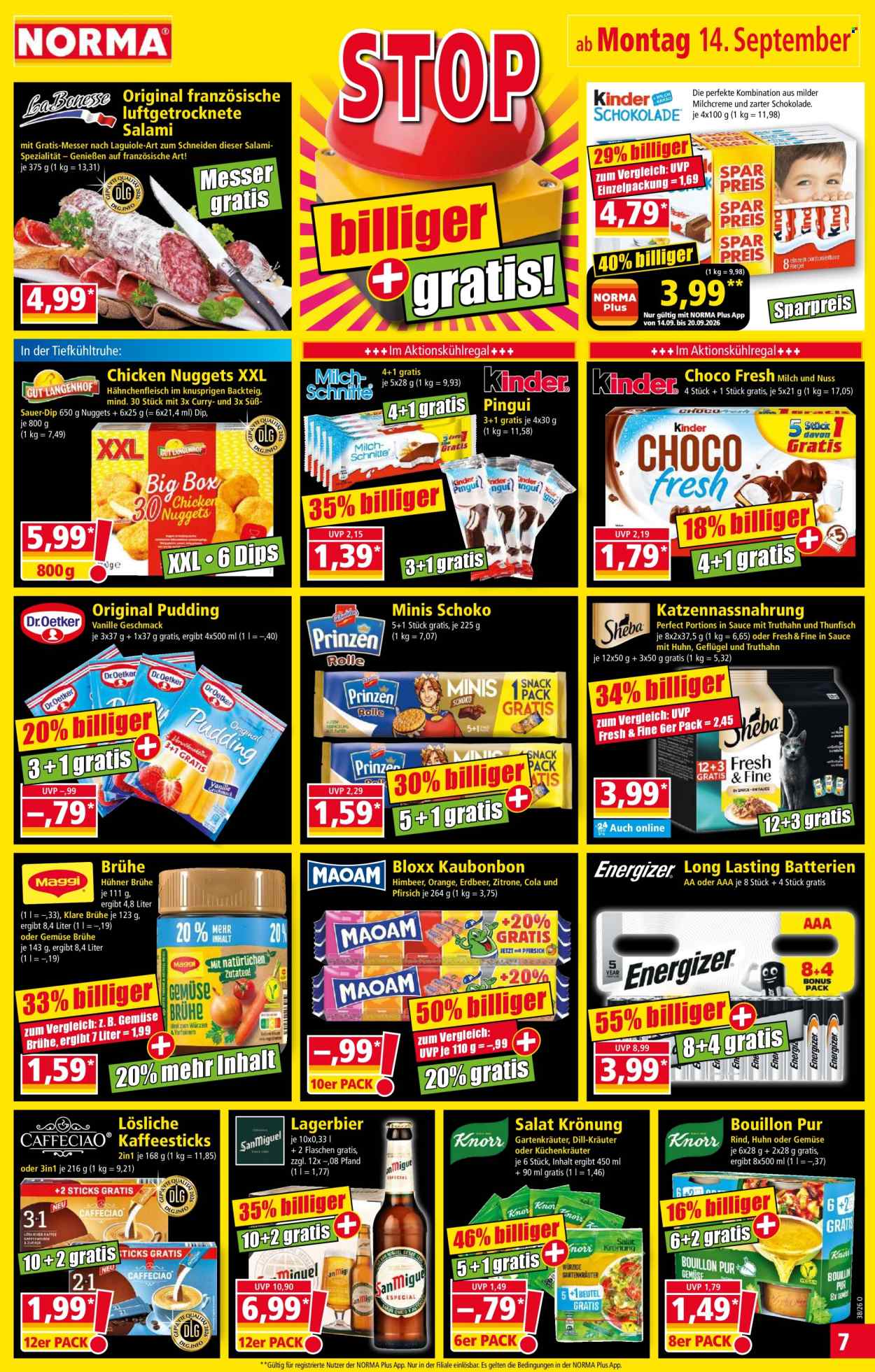 Norma Prospekte  - 14.09.2026 - 20.09.2026. Seite 7
