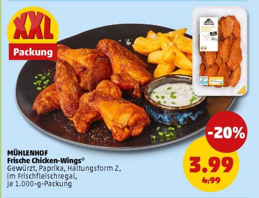 MÜHLENHOF Frische Chicken-Wings