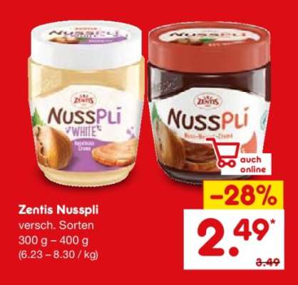 Zentis NussPli