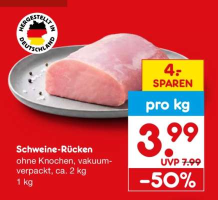 Schweine-Rücken