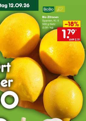 Bio-Zitronen