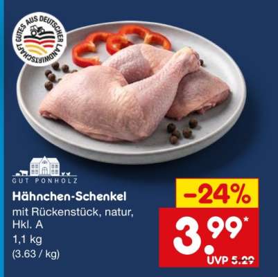 Hähnchen- schenkel