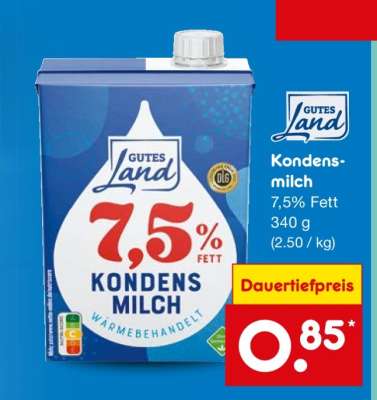 Kondensmilch