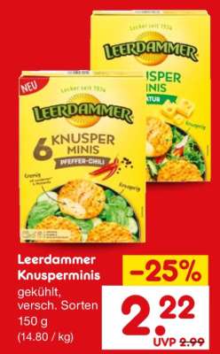 Leerdammer Knusperminis