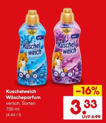 Kuschelweich Wäscheparfüm