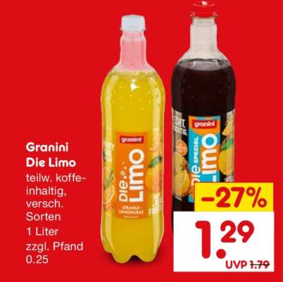 GRANINI Die Limo