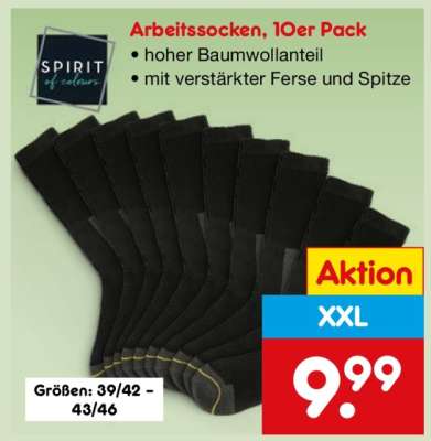 Arbeitssocken, 10er Pack