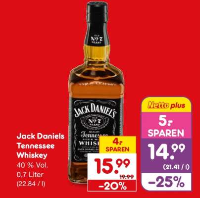 Jack Daniels Tennessee Whiskey