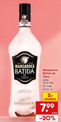 MANGAROCA Batida de Côco