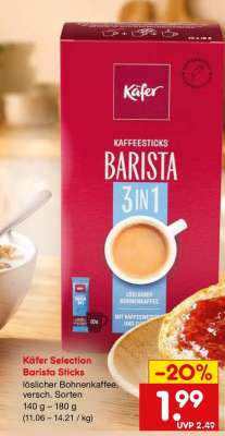 Käfer Selection Barista Sticks