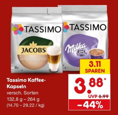 Tassimo Kaffee- kapseln*
