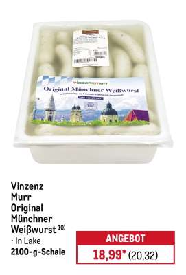 Vinzenz Murr Original Münchner Weißwurst