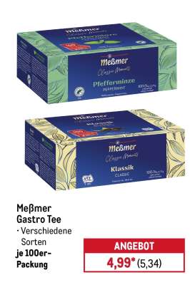 Meßmer Gastro Tee