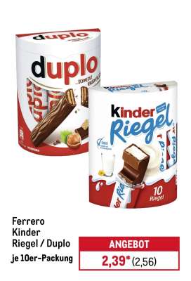 Ferrero Kinder Riegel / Duplo
