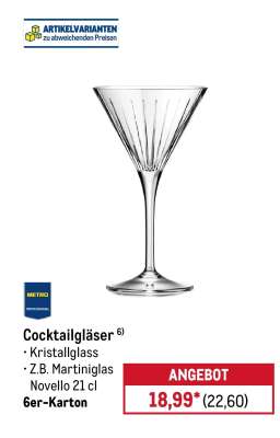 Cocktailgläser