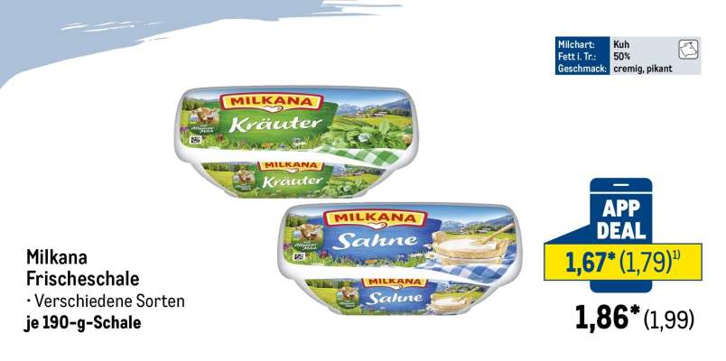 Milkana Frischeschale
