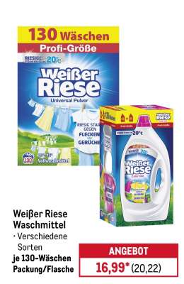 Weißer Riese Waschmittel