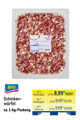 Schinkenwürfel
