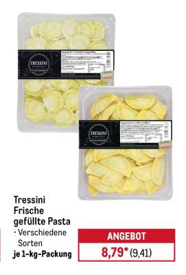 Tressini Frische gefüllte Pasta